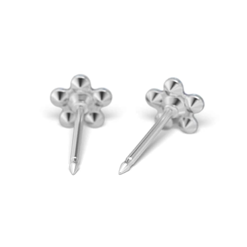 Studex steel Light Sapphire Sep Earrings, 5mm 7512-6399 - Image 2