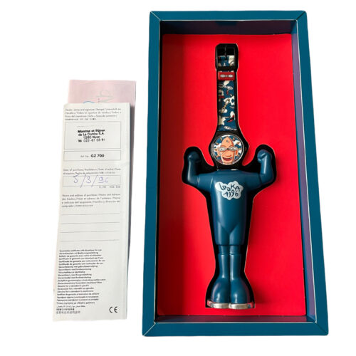 Swatch Looka 1996 The Club All Over The World special limited edition GZ 700 NOS