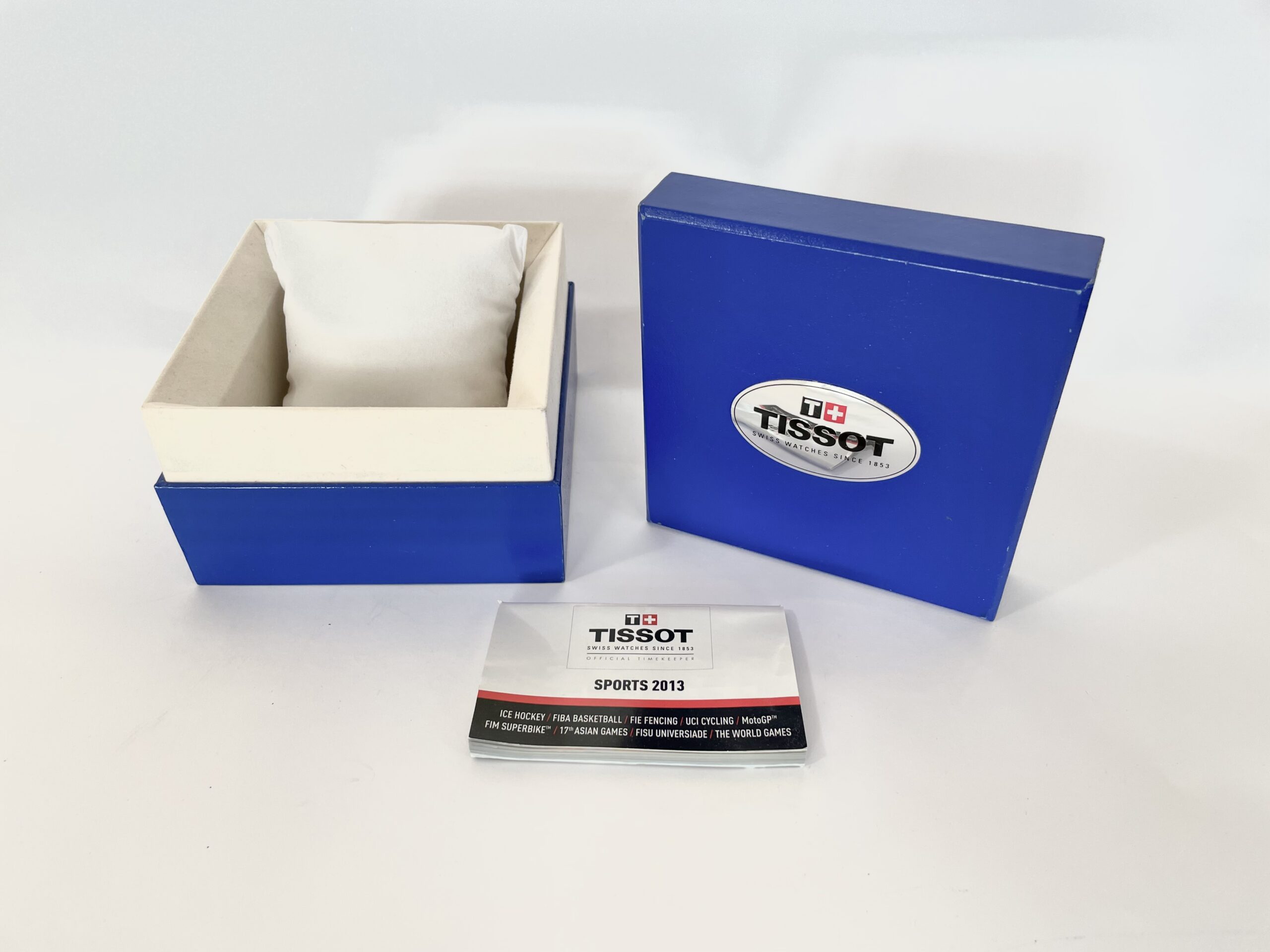 Tissot blue watch box 2013 - Image 2