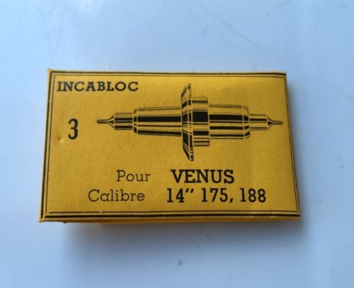 Venus caliber 175, 188 balance staff incabloc for chronograph watches - Image 2
