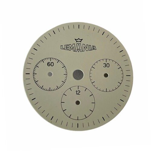 Vintage Lemania white dial for chronograph watch 26.55mm