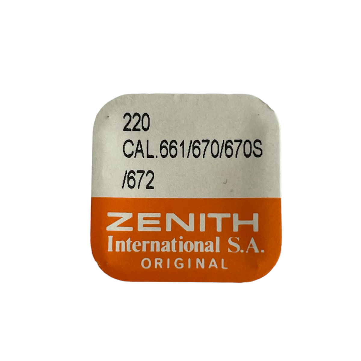 Zenith Elite cal 660, 650, 655, 661, 670, 672 second wheel with short pivot part 220 - Image 2