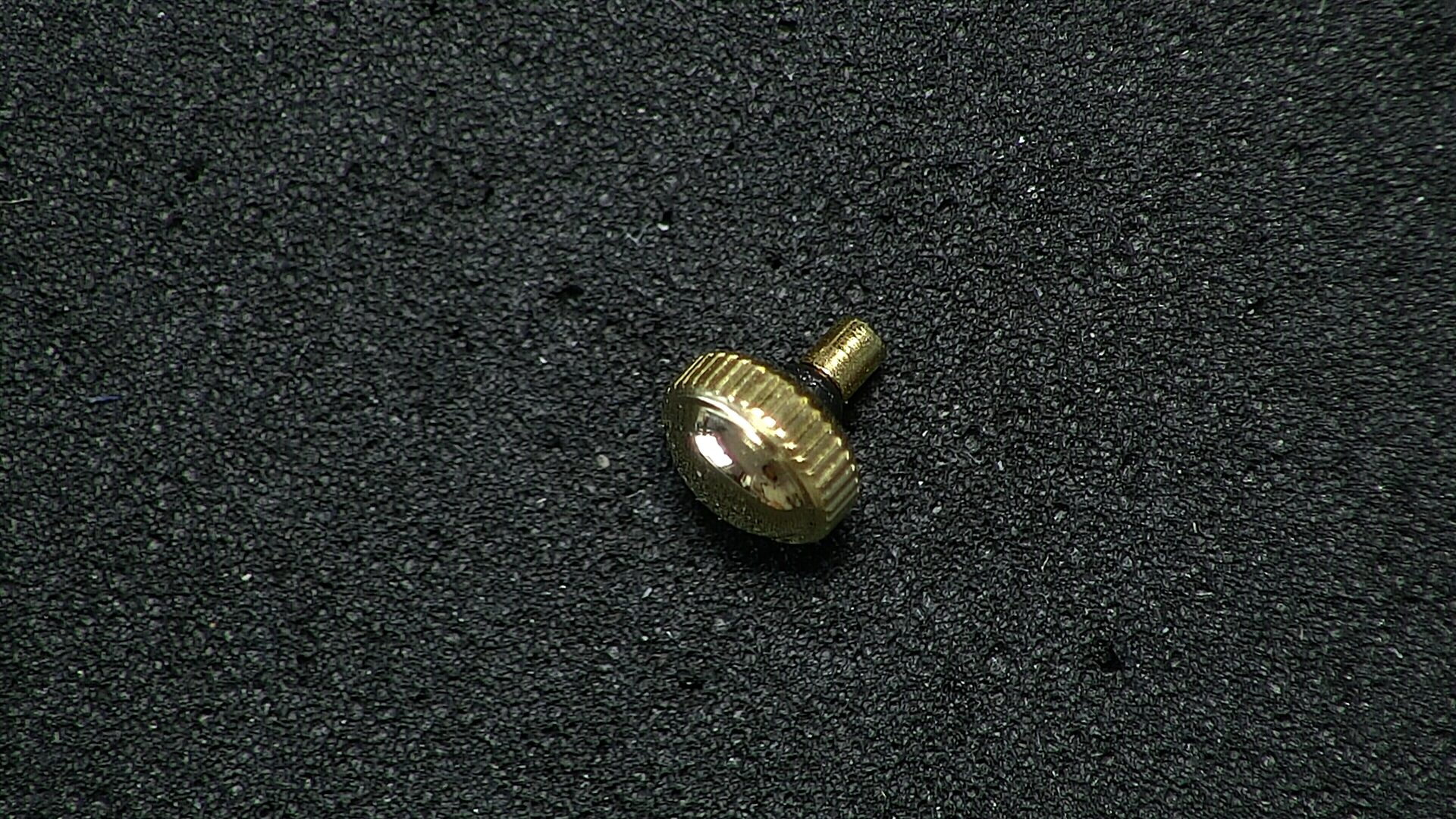 New Seiko 98430M98NA1 gold plated crown 3.0x0.6mm