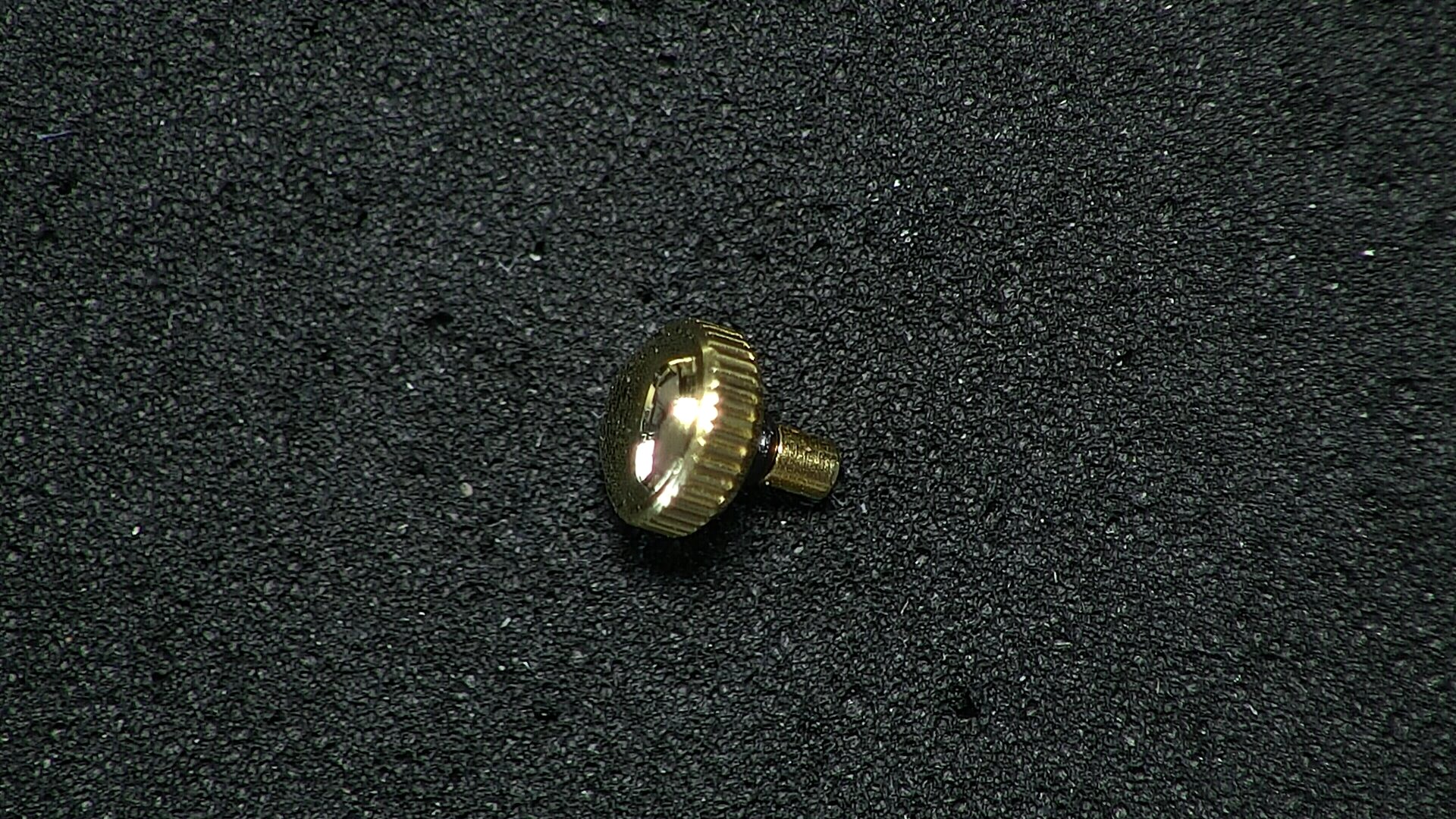 New Seiko 98430M98NA1 gold plated crown 3.0x0.6mm - Image 2