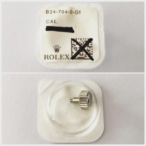New Rolex Daytona Submariner crown part 24-704-0 16610, 16610T, 16610LV