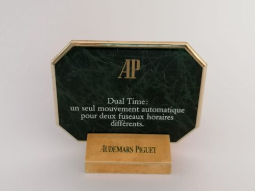 Vintage Audemars Piguet watch ads display dual time