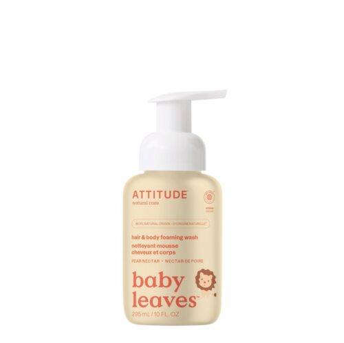 Baby Leaves - 2in1 Foaming Wash, Pear Nectar, ATTITUDE