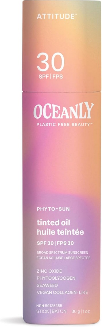 ATTITUDE Oceanly PHYTO-SUN Tinted Face Sunscreen Oil SPF 30