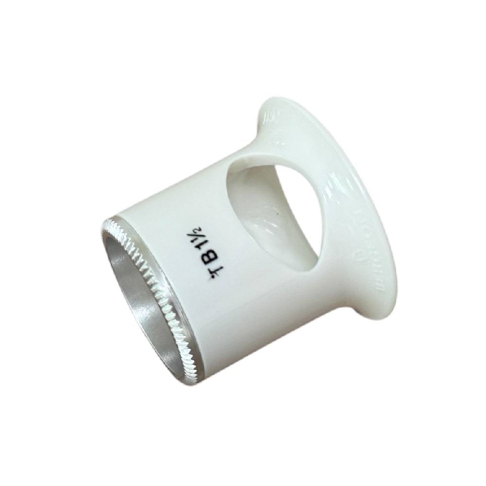Bergeon 2611-TB-1.5 loupe, white, biconvex, ventilation port, magnification x6.7 - Image 2