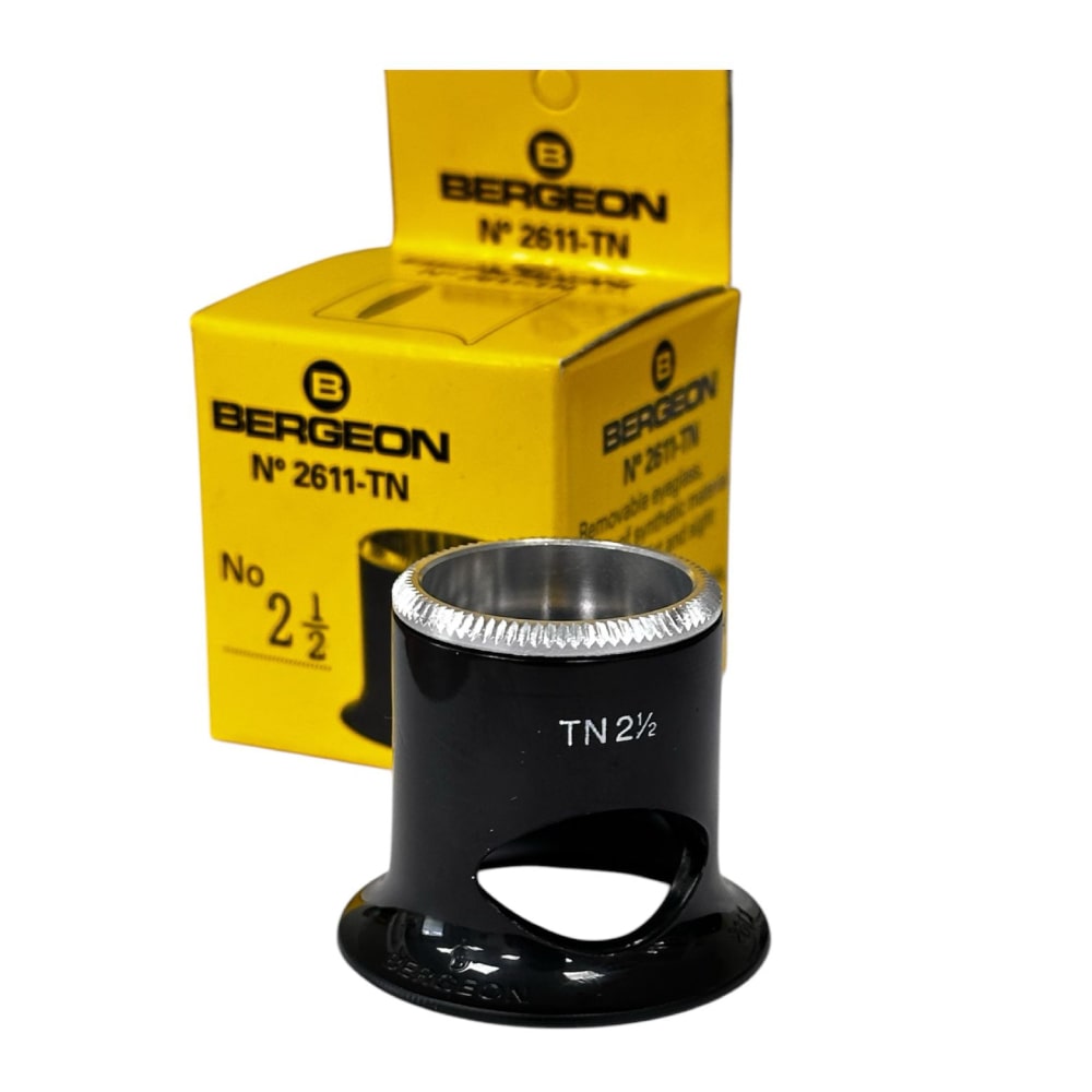 Bergeon 2611-TN 2.5x watchmaker eyeglasses loupe biconvex air 4 - Image 2