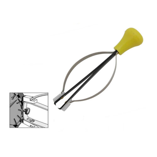 Bergeon 4344-9 hand remover presto tool, removing crowns with split stems