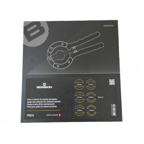 Bergeon 7152-6 watch bezel removing plier for rotating bezels