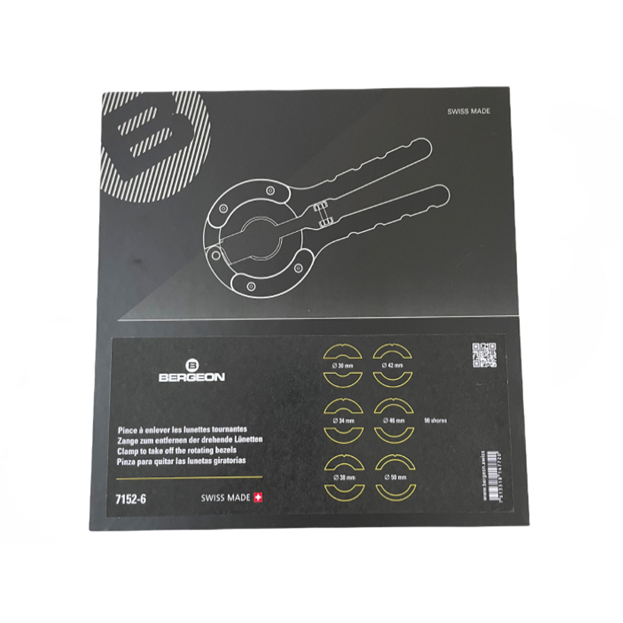 Bergeon 7152-6 watch bezel removing plier for rotating bezels