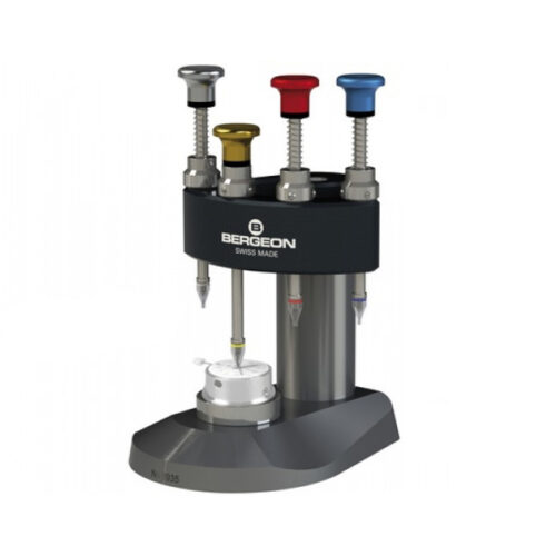 Bergeon 8935 watch hand fitting tool with 4 runners