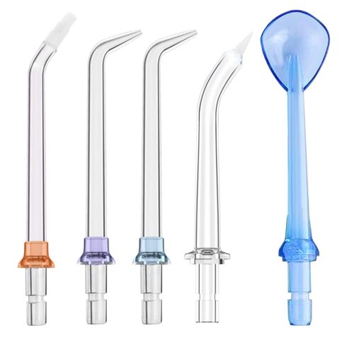 Water Flosser Piks Set Replacement Tips for BESTOPE 300ML Water Flosser (5 pcs)