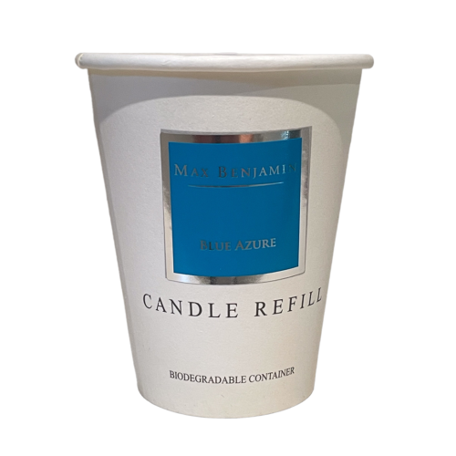 Blue Azure Luxury Natural Candle Refill – Max Benjamin