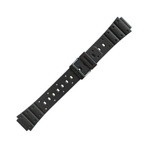 Casio plastic black watch strap 70610304 for SDB-500, TS-100, TS-200, 17 mm