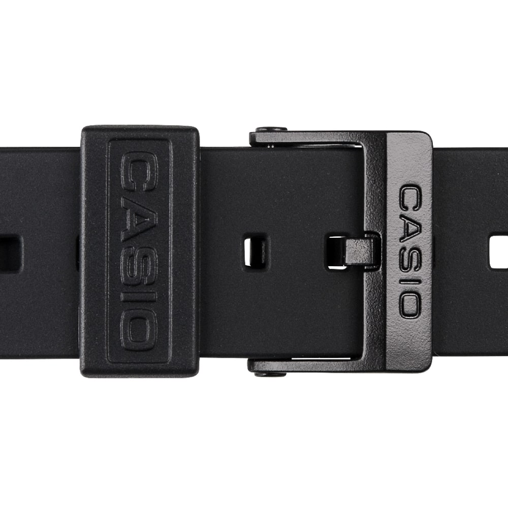 Casio plastic black watch strap 71604416 for MQ-24 MQ-58, MQ-104, 16 mm - Image 2