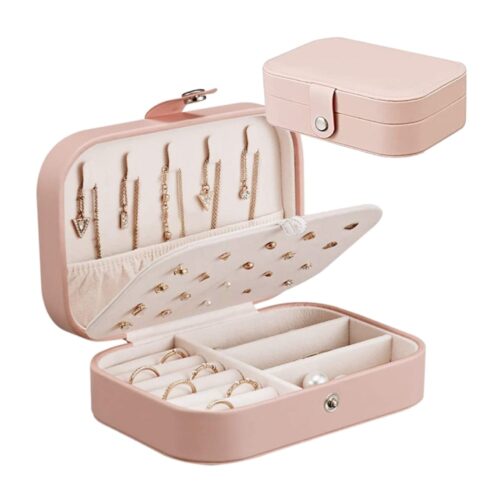 Elegant and Spacious Jewellery Box Organiser – Casket for All Your Jewellery Needs Pink