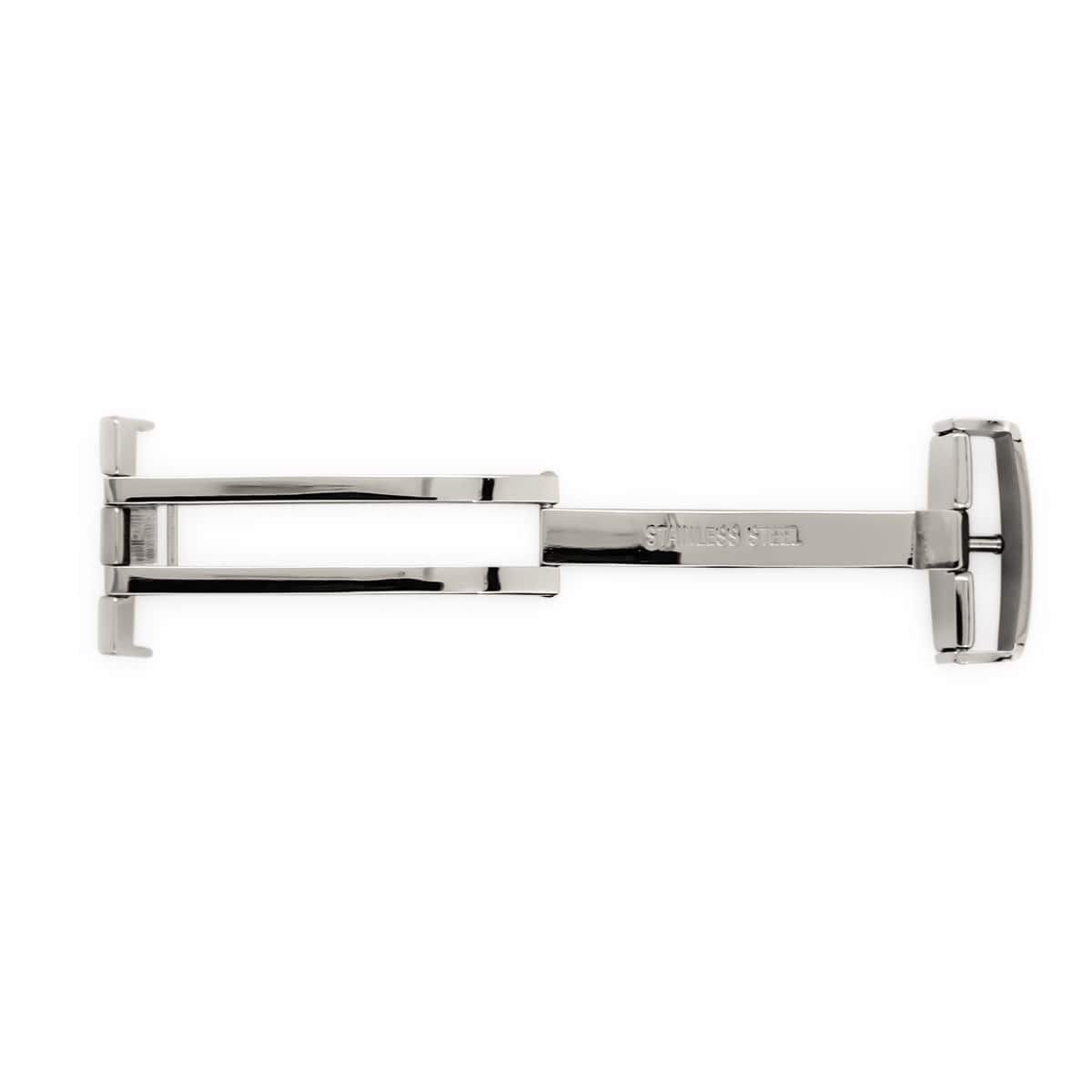 Folding clasps for watch leather straps, stainless steel, 14 mm - Image 5