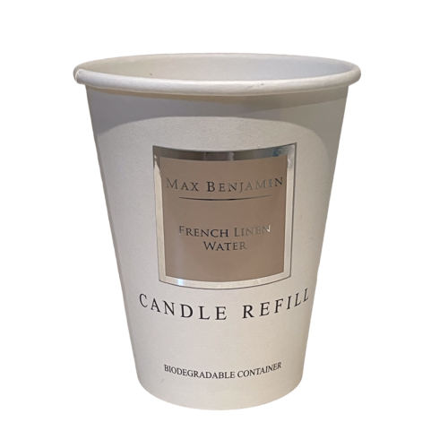 French Linen Water Luxury Natural Candle Refill – Max Benjamin