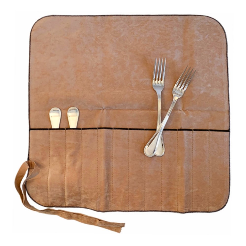 Hagerty Silver Guard Cutlery Rolls A119002, cutlery roll for 12 table forks