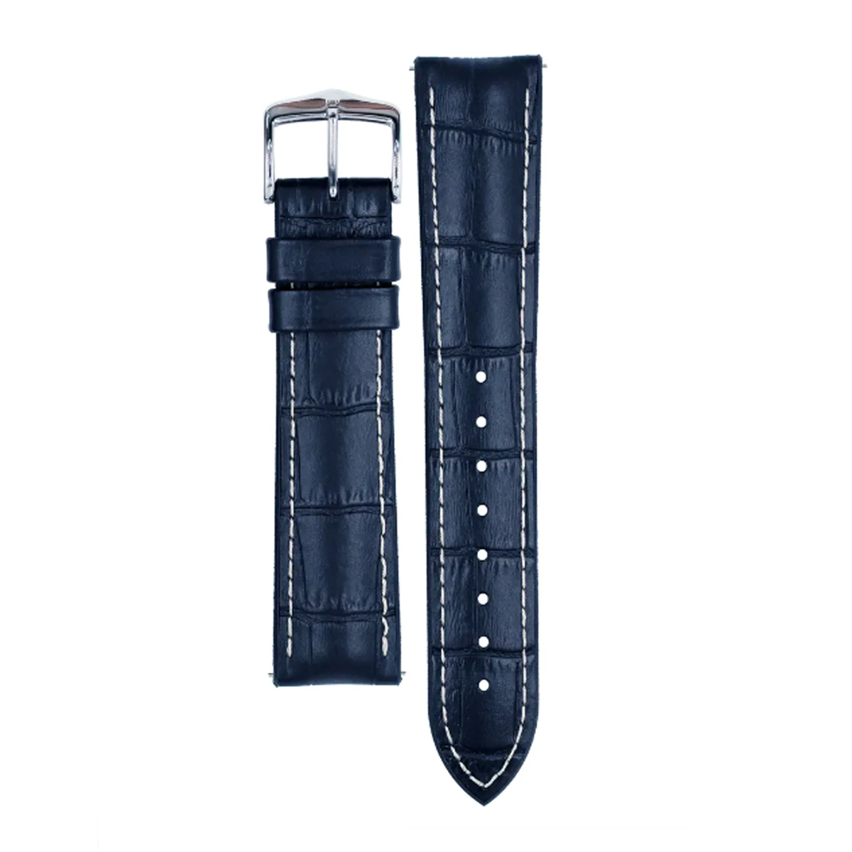 Hirsch George L blue calf leather watch strap 22 mm 0925128080-2-22 - Image 3