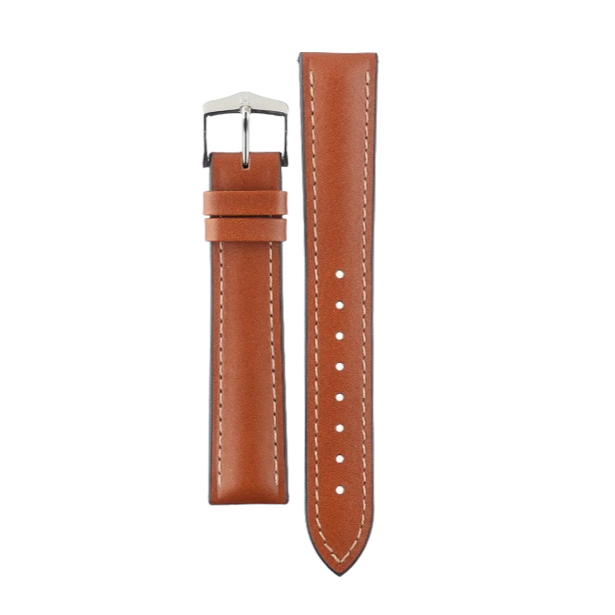 Hirsch James L brown calf leather watch strap 21 mm 0925002070-2-21 - Image 3