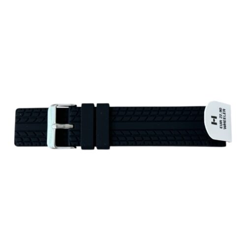 Hirsch WHEELER black rubber strap for diver watches, 22 mm, 40718850-2-22