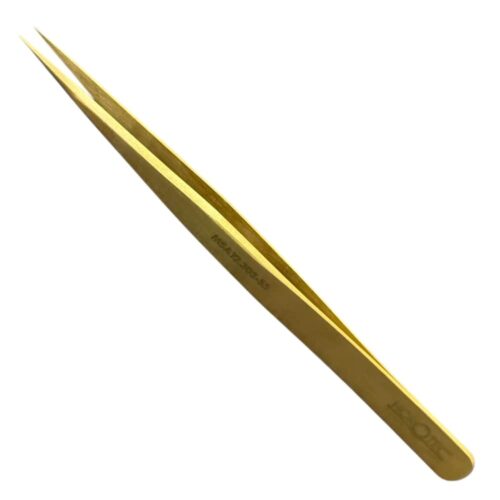 Horotec MSA12.303-S5 simple brass tweezer with fine tips, 130mm