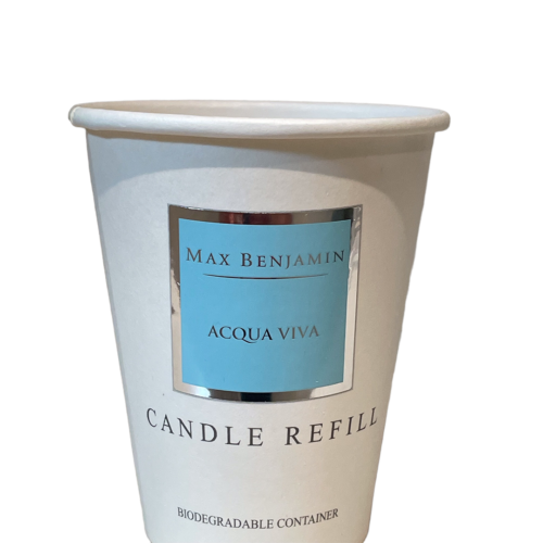 Acqua Viva Luxury Natural Candle Refill – Max Benjamin