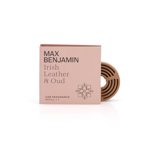 Irish Leather and Oud Luxury Car Fragrance Refill – Max Benjamin