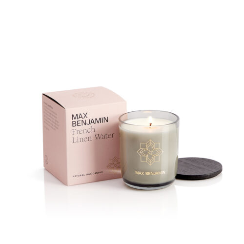 Max Benjamin French Linen Water candle