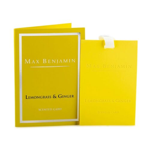 Lemongrass & Ginger Luxury Scented Card – Max Benjamin