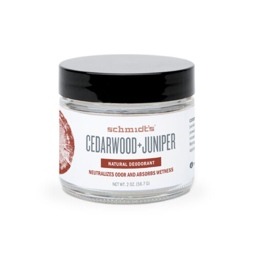 Schmidt's Natural Deodorant Jar – Cedarwood Juniper