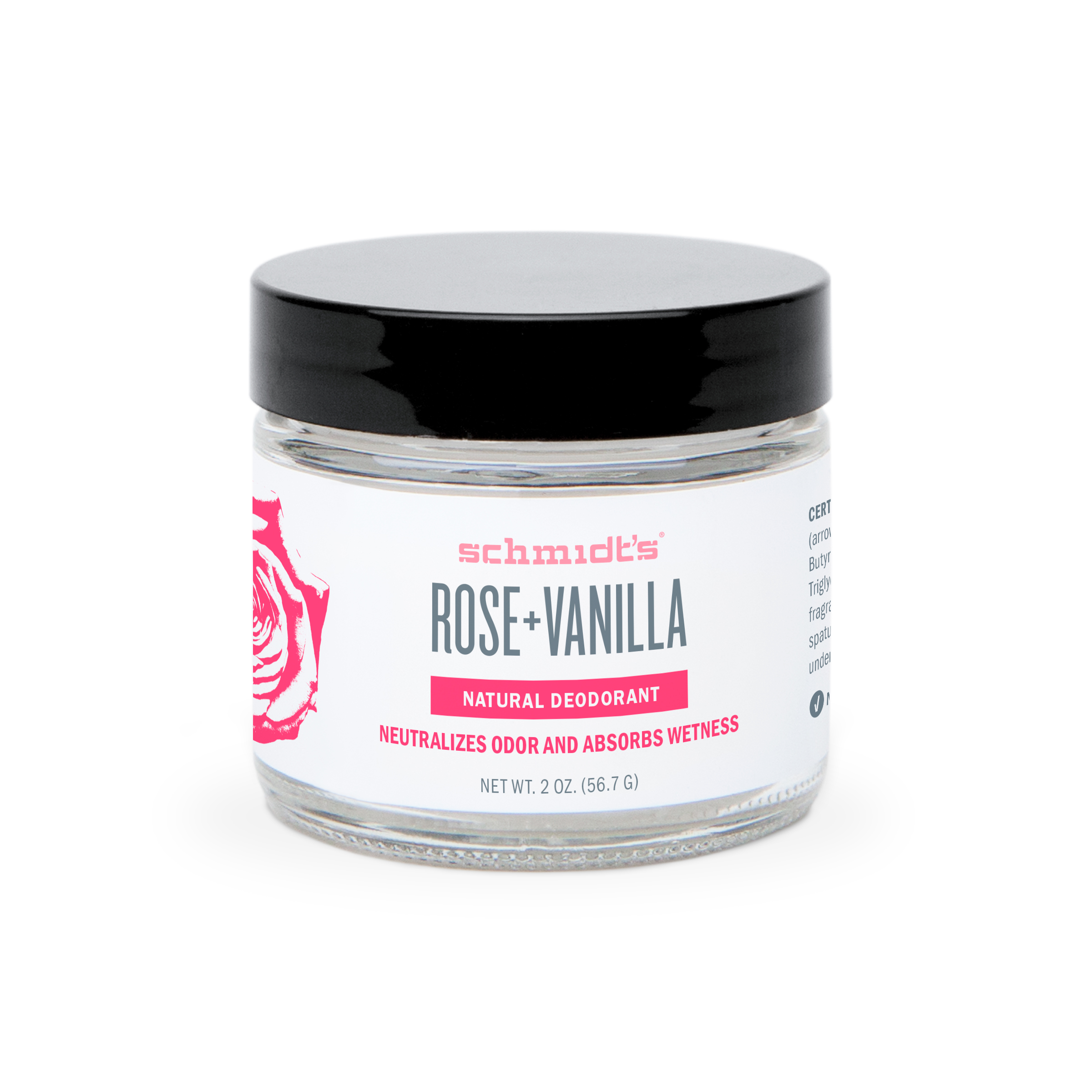 Schmidt's Naturals Rose Vanilla Deodorant