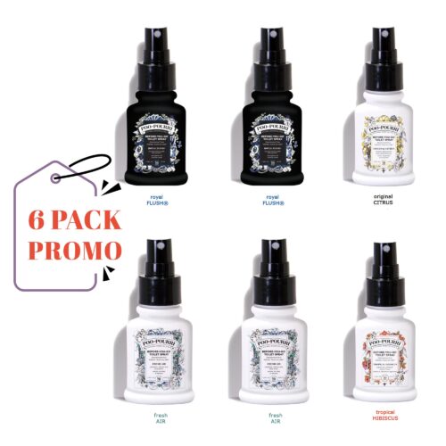6 Pack Poo-Pourri Toilet Spray