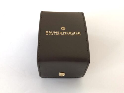 Baume Mercier leather travel watch case