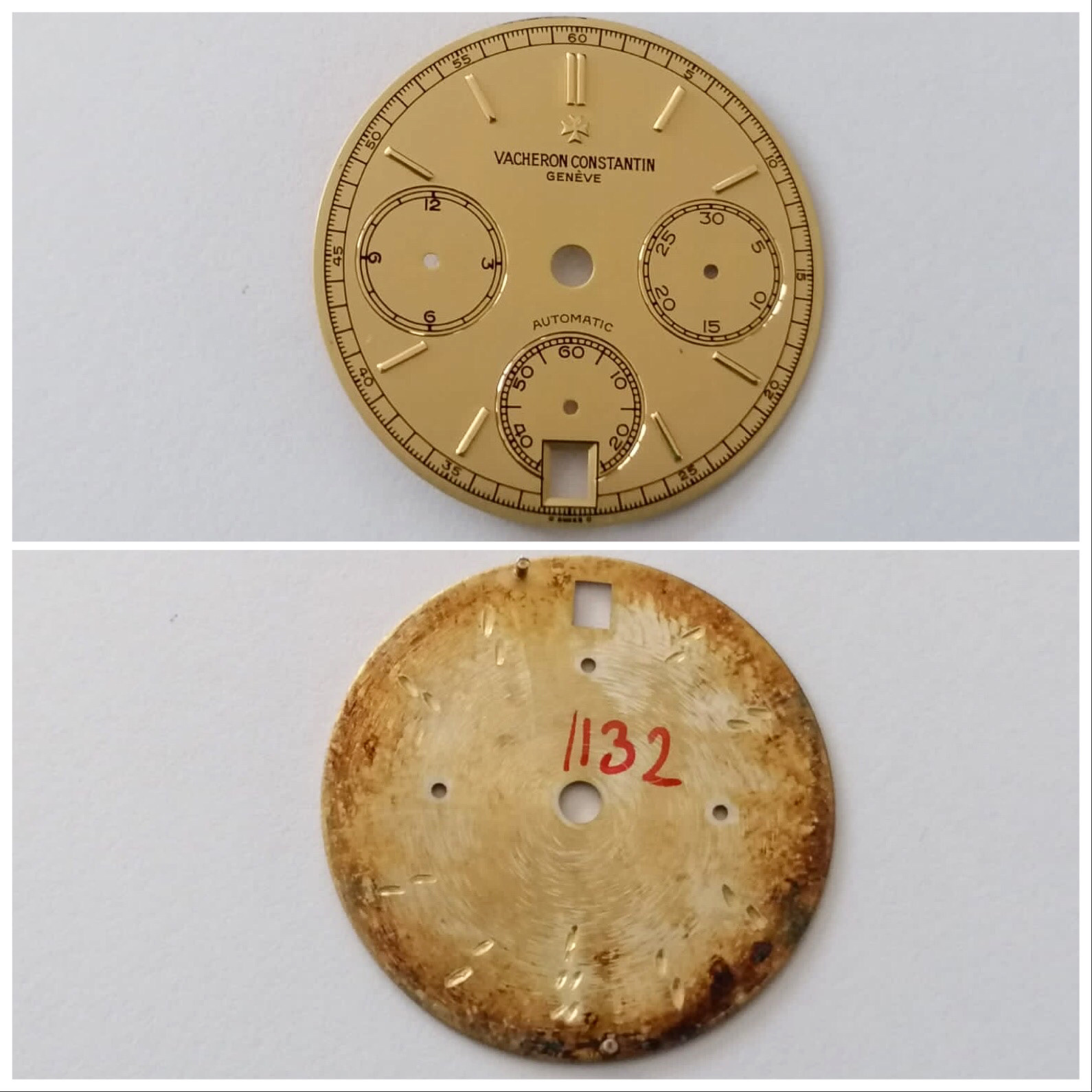 New Vacheron Constantin chronograph yellow dial 49001