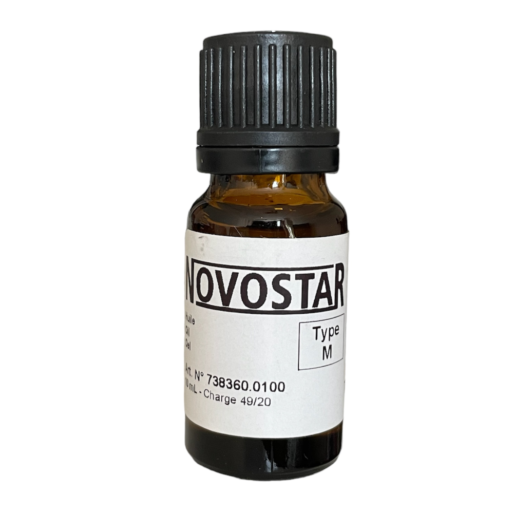 Novostar type M synthetic oil for the escapements of pocket watches 10 ml