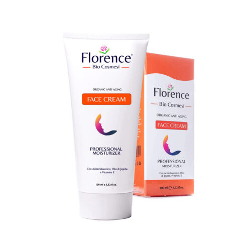 Organic Anti Aging Face Cream with Hyaluronic Acid Florence Organics Facial Moisturising Cream 3,52oz.