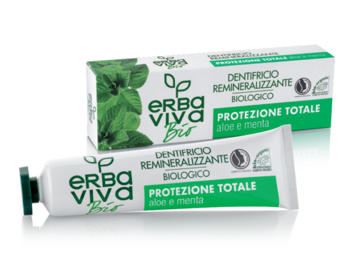 Erba Viva Bio Organic Toothpaste with Aloe Vera and Mint 75 ml