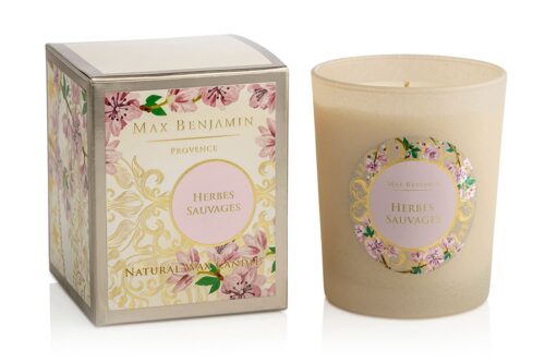Max Benjamin Luxury Natural Candle Herbes Sauvages