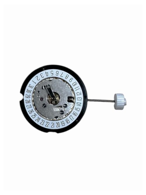 Ronda 585 quartz movement 8 3/4''' with date indication on 6 o'clock