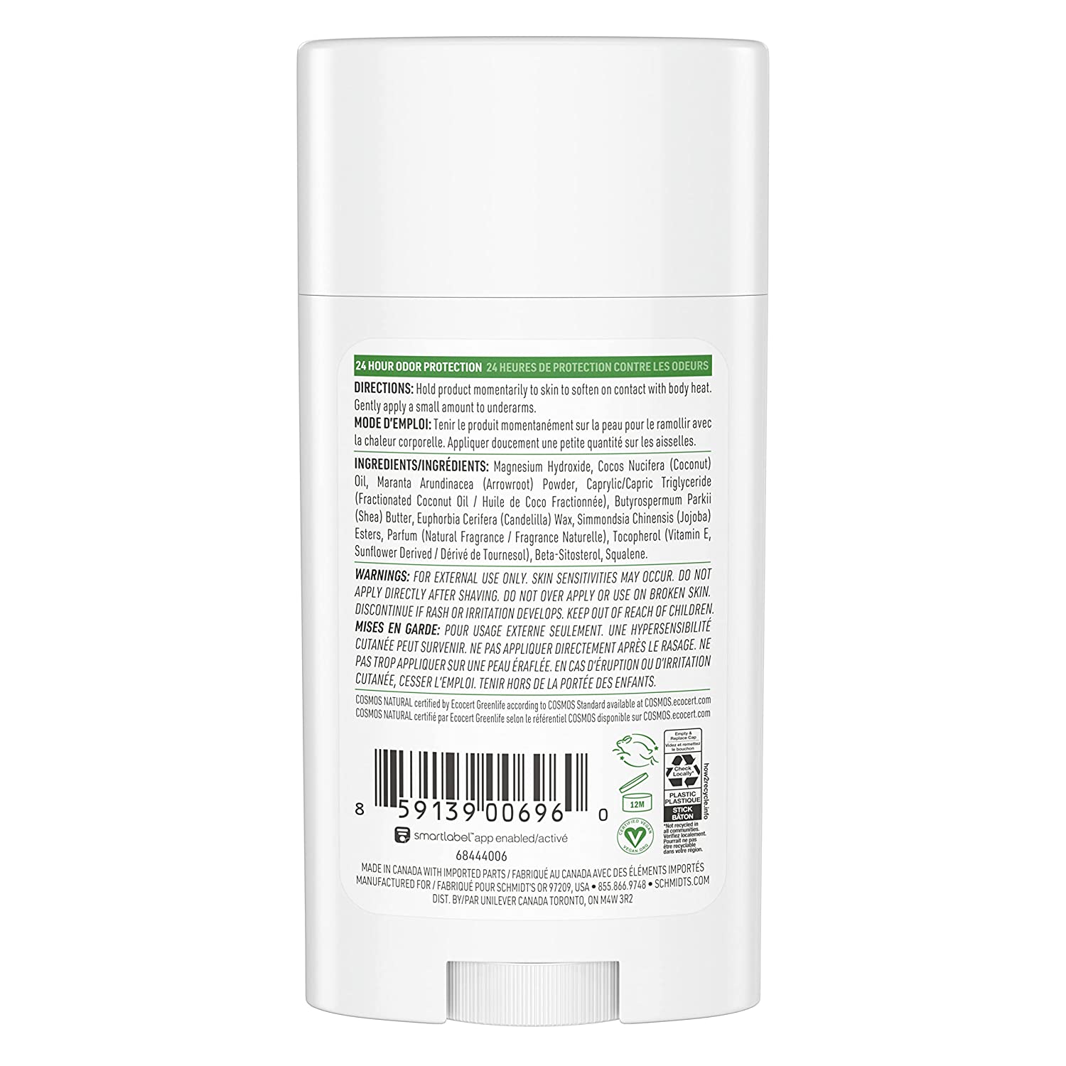 Schmidt's Naturals Sensitive Skin Deodorant Stick - Jasmine Tea - Image 3