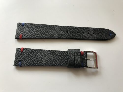 New Louis Vuitton Canvas Leather Strap 20/16 mm