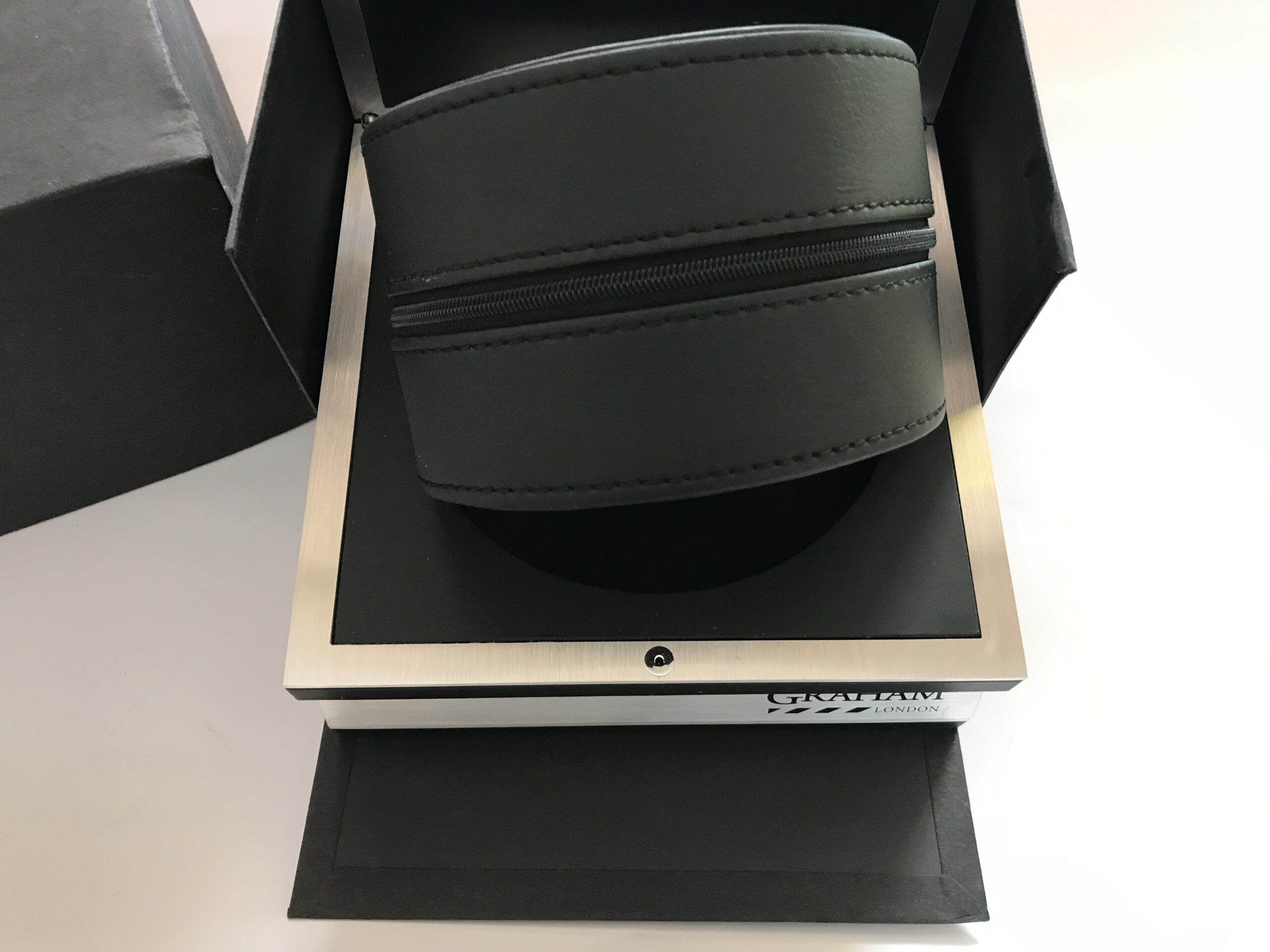 Graham London black watch box case inner/outer - Image 5