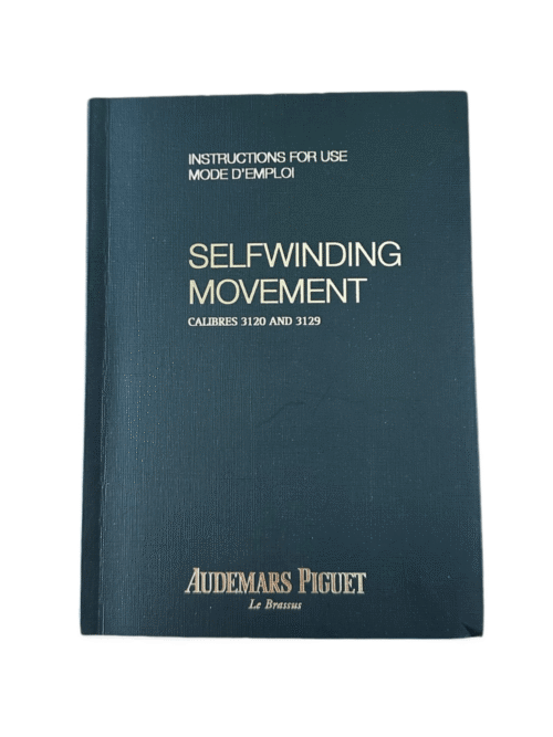 Audemars Piguet automatic 3120 and 3129 instructions for use booklet