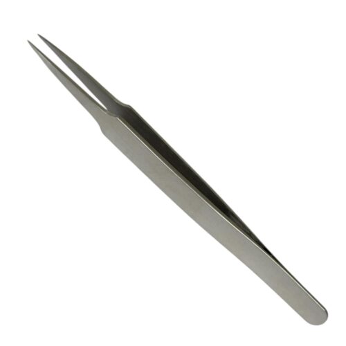 Buzzufy D12 precision stronger steel tweezer for watchmaker, 120mm