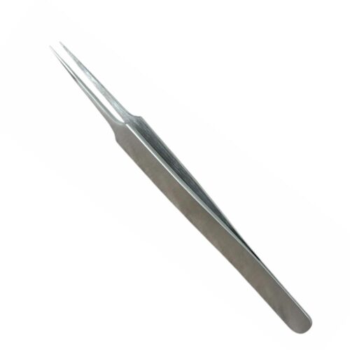 Buzzufy D15 steel non-magnetic watchmaker tweezer for hairsprings, 125mm